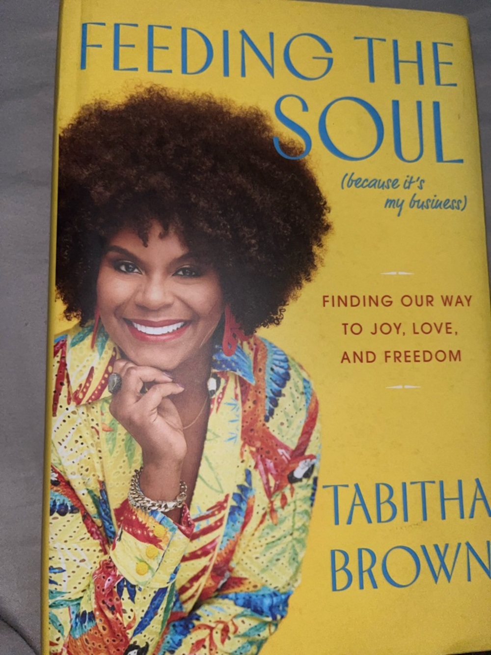 Feeding the Soul by Tabitha Brown - Bright Yellow Cover